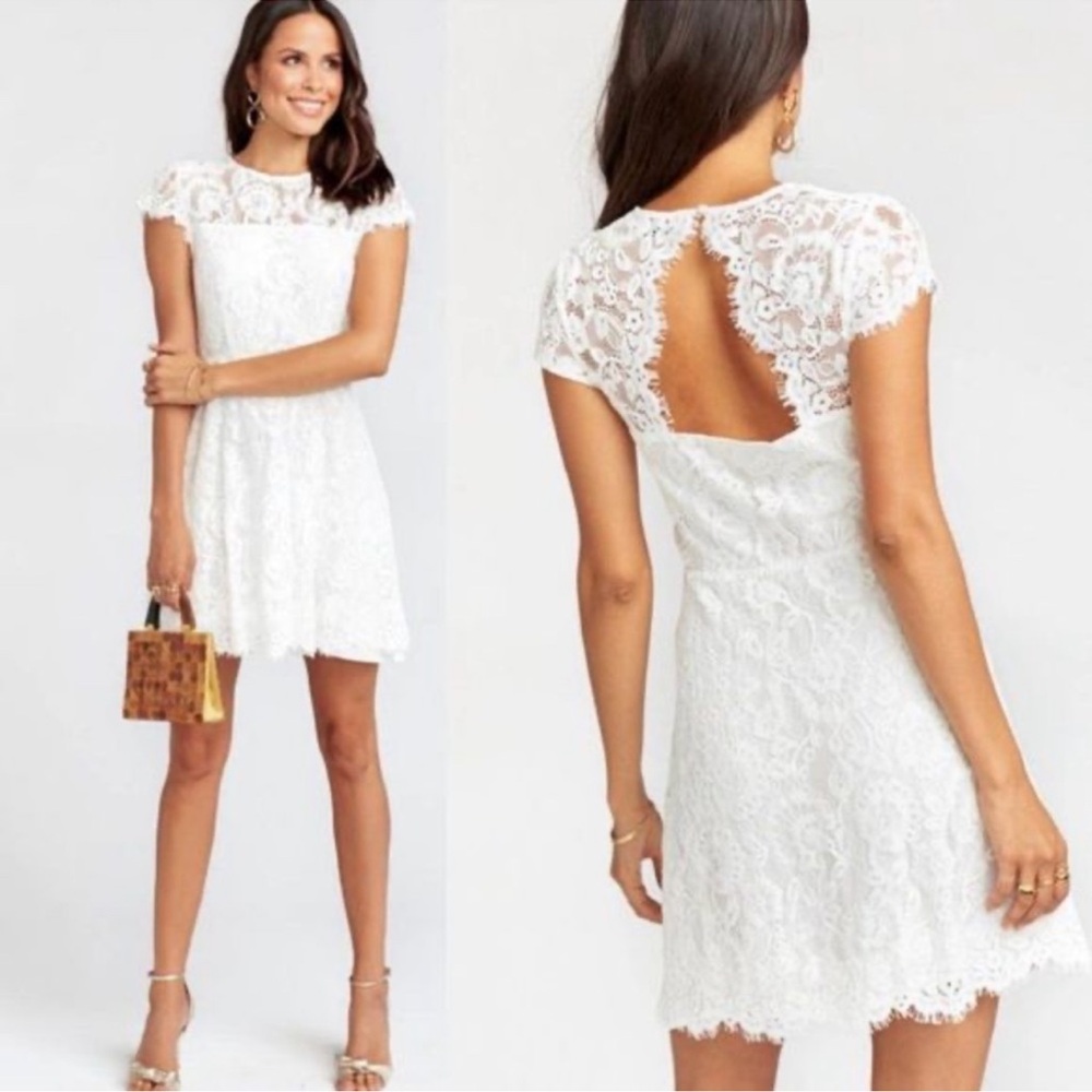Show me your Mu Mu Alice Darling White Lace Dress